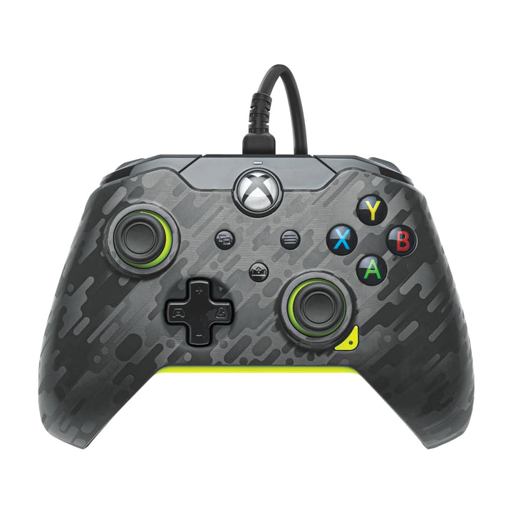 PDP Kabelgebundener Videospielcontroller Electric Carbon für Xbox Series X|S, Gamepad, Xbox One, off