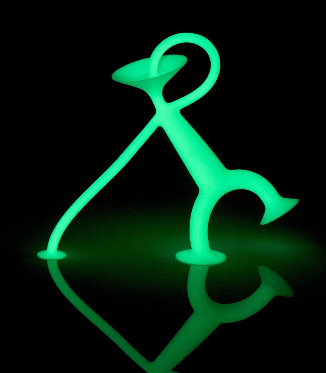 MOLUK 43110, OOGI Glow in the Dark, elastische Stretch-Figur mit Saugnäpfen, Lernspielzeug aus Silik