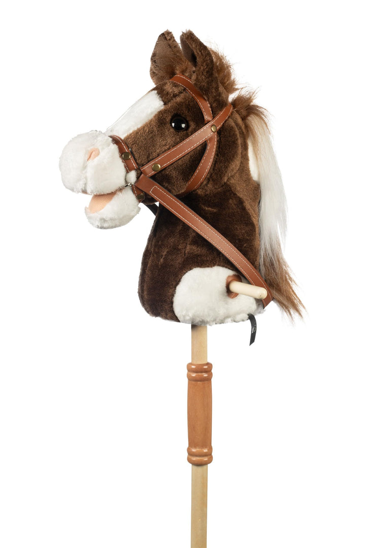 HKM Kinder Bella Steckenpferd, Braun/Weiss, Ca. 100 cm