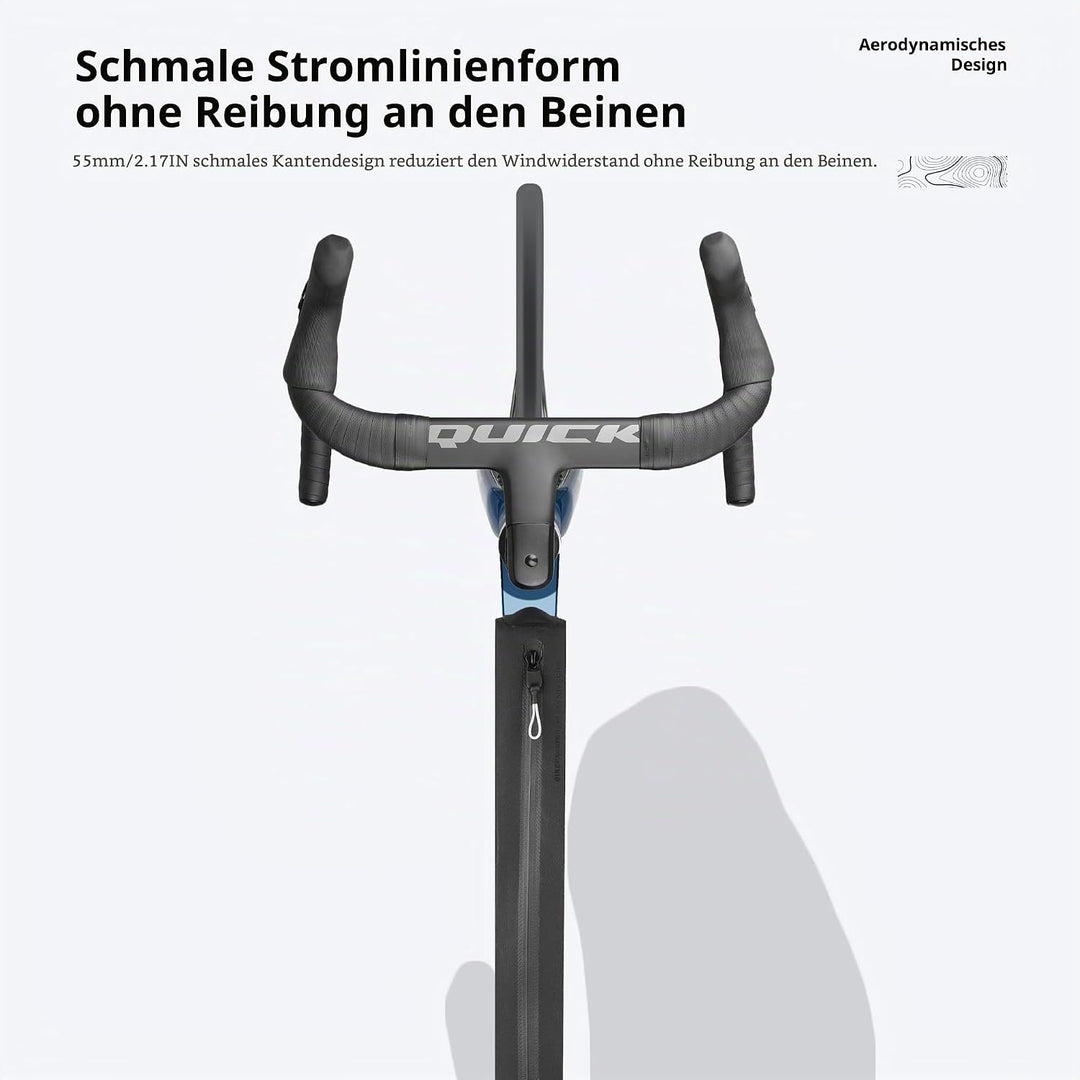 Rhinowalk Fahrrad Oberrohrtasche 2.0L – wasserdichte Lange Rahmentasche mit Reissverschluss – Montag