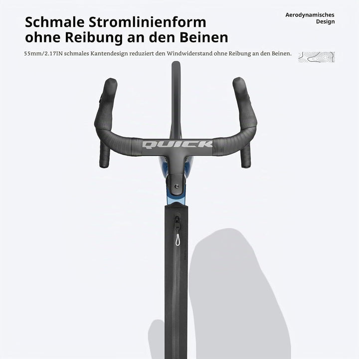 Rhinowalk Fahrrad Oberrohrtasche 2.0L – wasserdichte Lange Rahmentasche mit Reissverschluss – Montag
