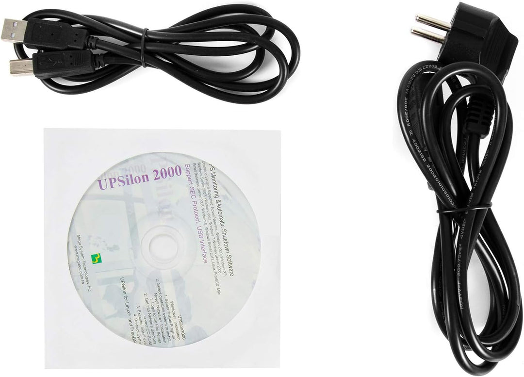 Green Cell 800VA 480W Überspannungsschutz 230V schwarz