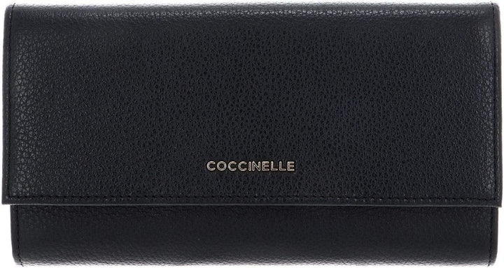 Coccinelle Metallic Soft Wallet Noir