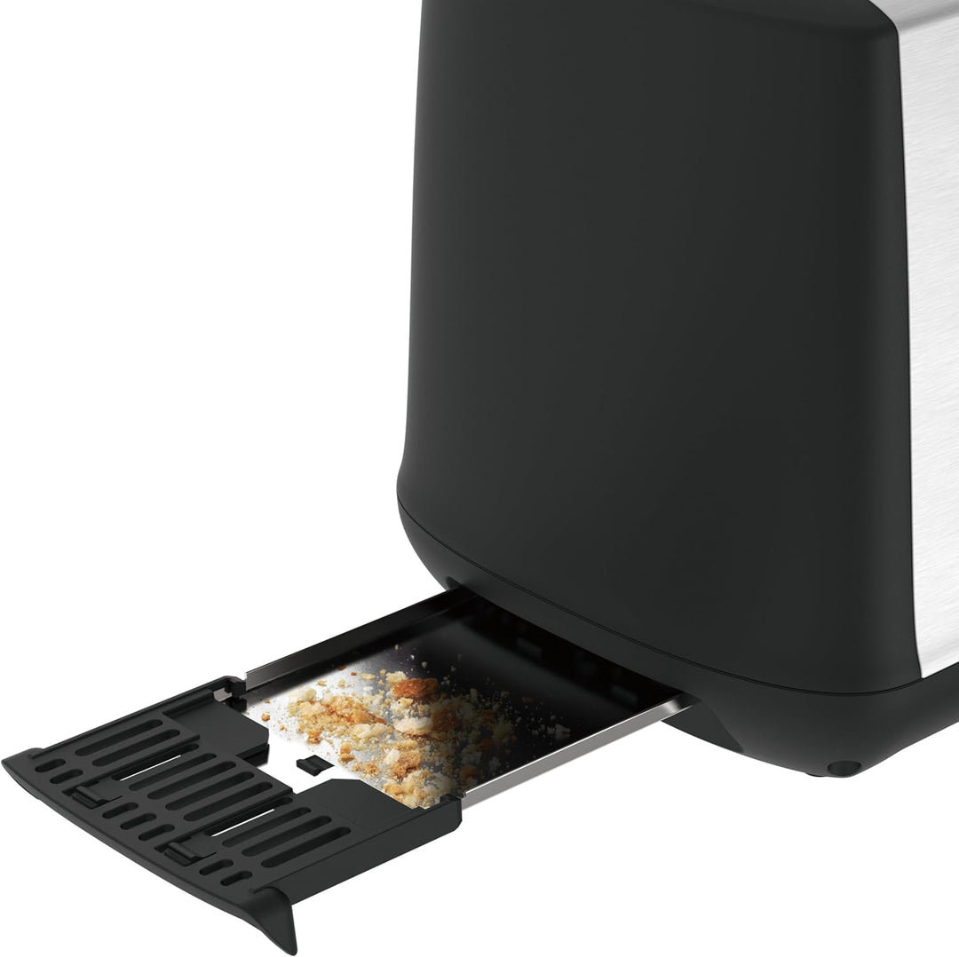 Tefal TT340830 2 Scheiben/E 850 W Schwarz, Edelstahl Toaster