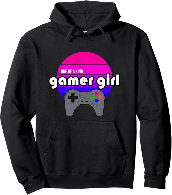 Video Games Gamer Vintage Retro Controller Gaming Graphic Pullover Hoodie