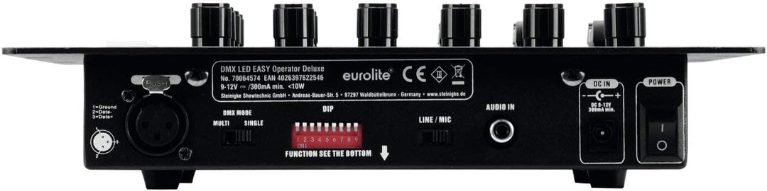 EUROLITE DMX LED EASY Operator Deluxe | DMX-Controller für 4 LED-Scheinwerfer