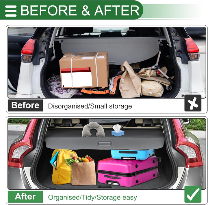 Motoforti Ausziehbare Kofferraumabdeckung Für Skoda Yeti 14-21 1 Stück