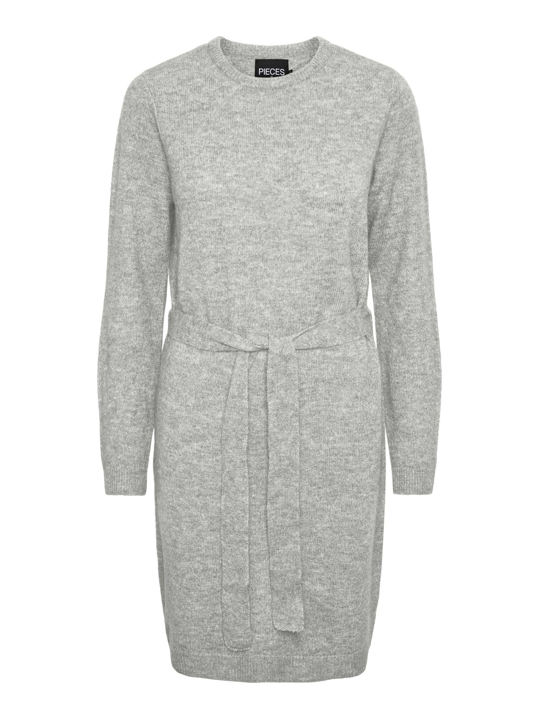 PIECES Female Strickkleid PCJULIANA S Light Grey Melange, S Light Grey Melange
