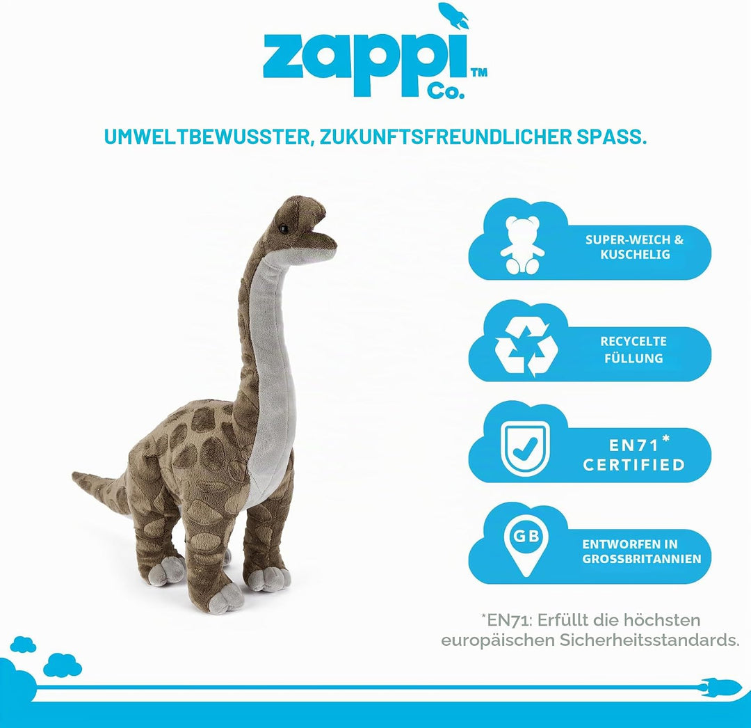 Zappi Co Plüschtier für Kinder, gefüllt, weich, kuschelig, Teil der Safari-Tier-Kollektion, perfekt