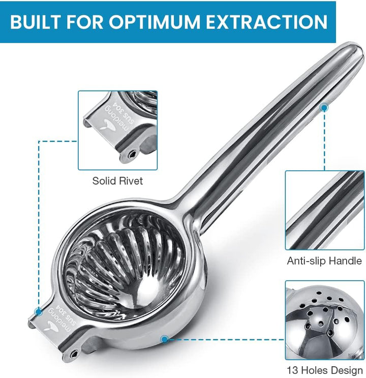 Zitronenpresse Limettenpresse Zitruspresse Edelstahl Zitruspresse Handpresse Entsafter Manuelle Zitr