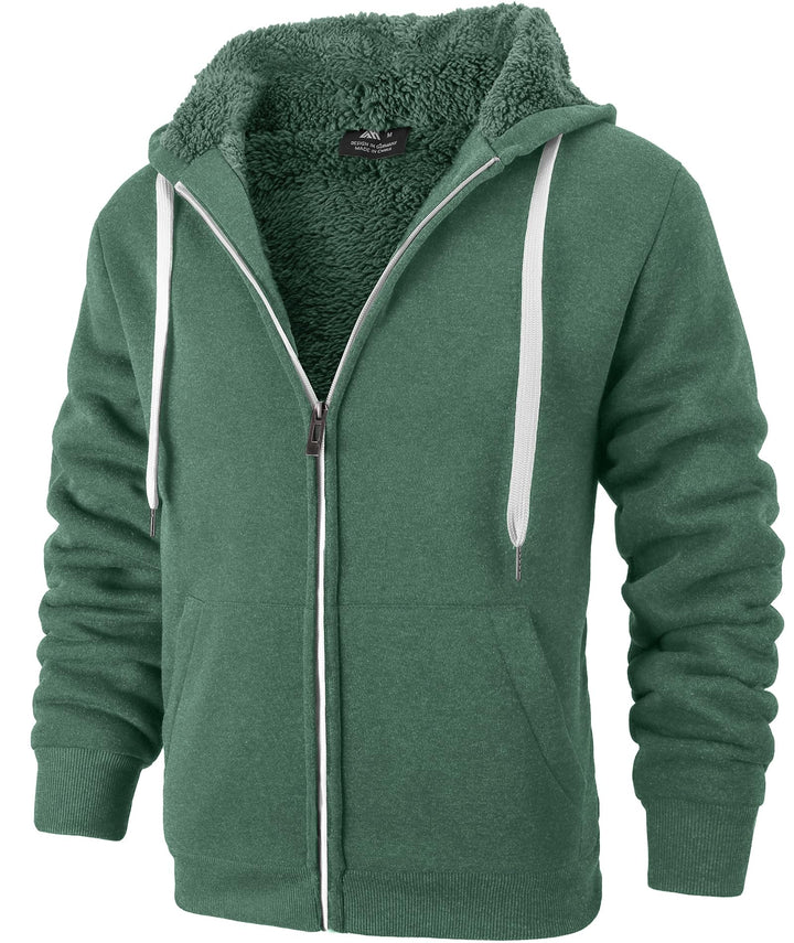 igeekwell Herren Hoodie, Herren Reissverschluss Kapuzenpullover Kapuze Casual Sweatshirt Classic Far