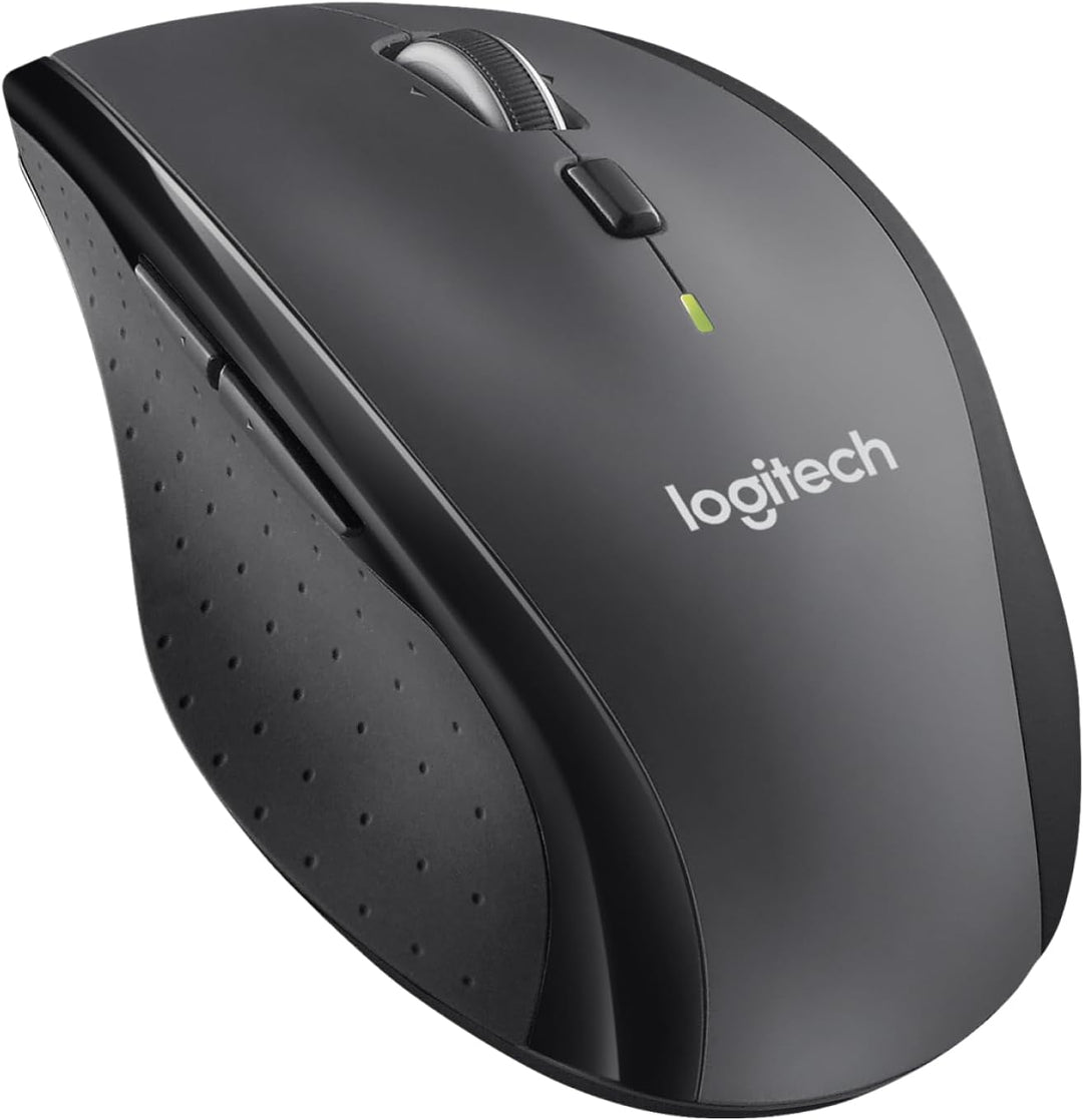 Logitech M705 Marathon Kabellose Maus, 2,4 GHz mit USB-Unifying-Empfänger, 1000 DPI, 5 programmierba