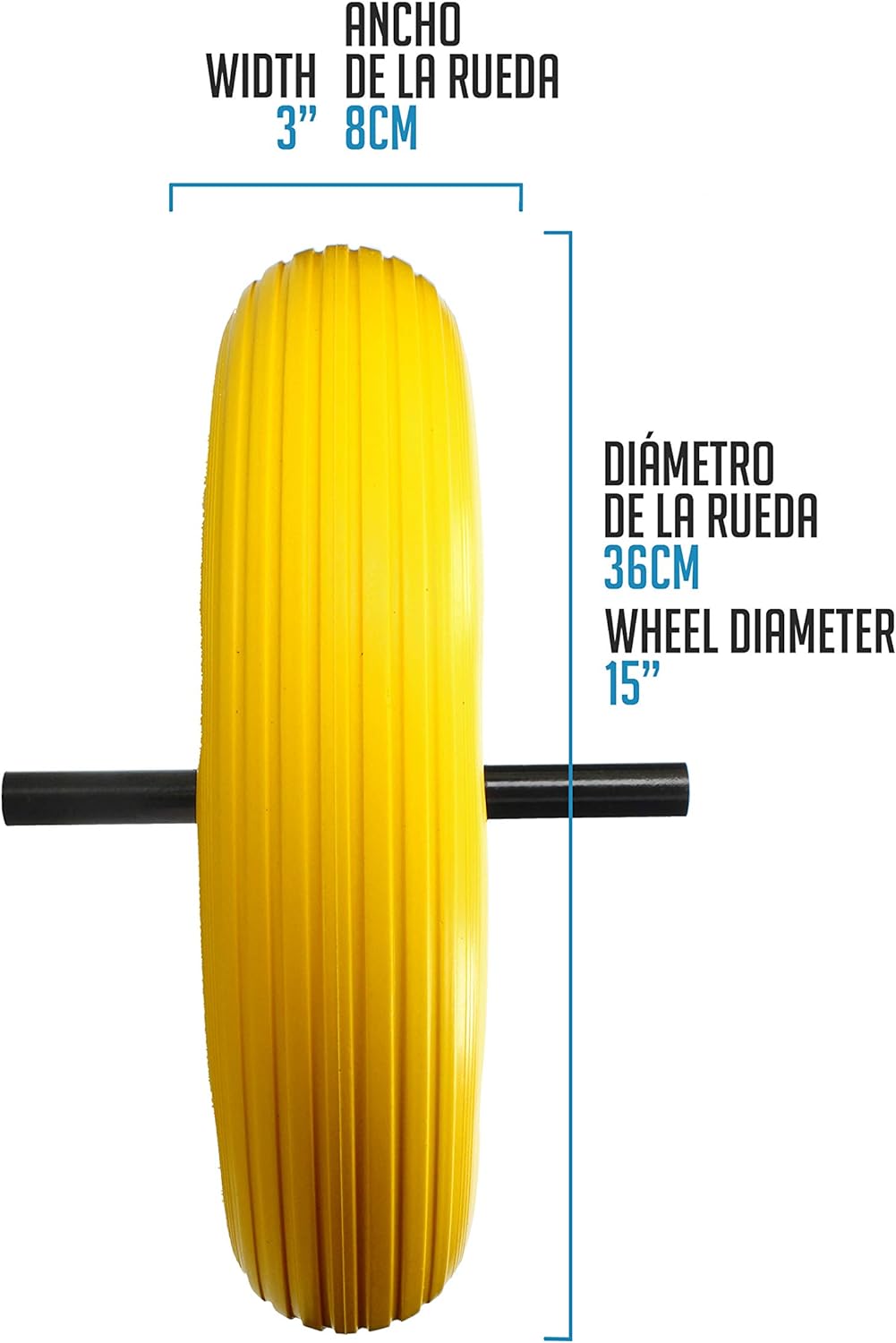 Ersatzrad für Sackkarre aus Werk und Garten Verwendung professionellen oder pannensicher