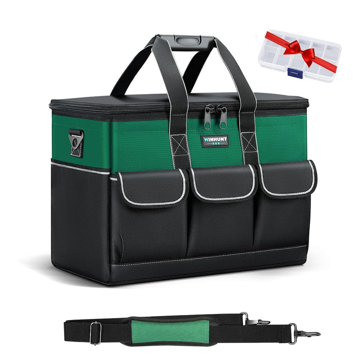WINHUNT Werkzeugtasche, 14-Zoll Werkzeugtaschen Organizer, Werkzeug Aufbewahrungstasche mit weitem M