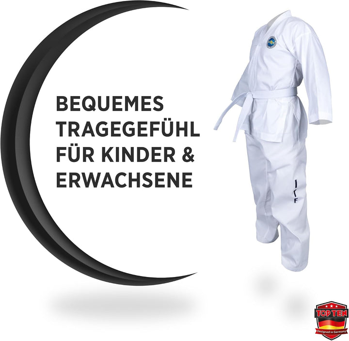 TOP TEN Dobok Classic | Anzug für Taekwon-Do | Kinder, Damen und Herren | TKD