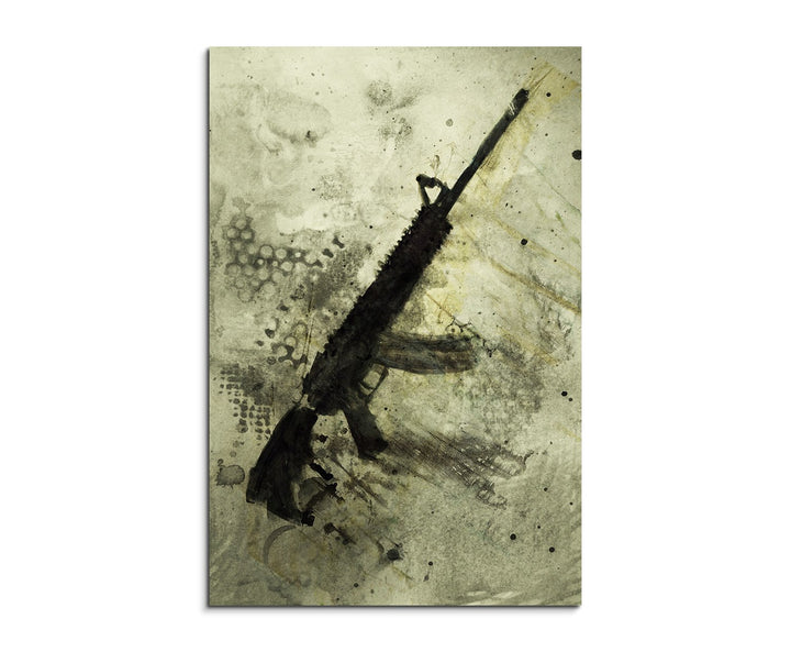 Paul Sinus Art AK 47 Hydra 90x60cm Wandbild Aquarell Kunstbild Malerei Leinwandbild Fotoleinwand