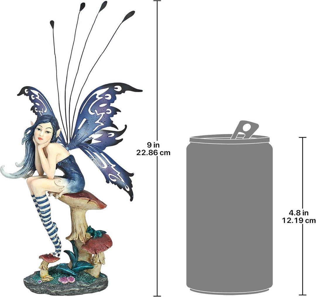 Design Toscano Sapphire, die Pepperwand-Fee, Figur, Sapphire