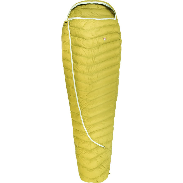 Grüezi-Bag Biopod DownWool Extreme Light 185 Schlafsack grün warm olive Körpergrösse bis 185 cm, war