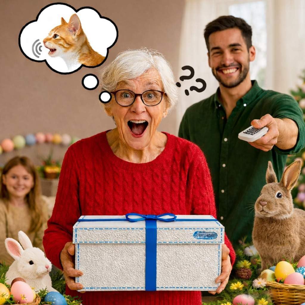 DanDiBox Ostergeschenkebox mit Tiergeräuschen und Bewegungen Ostern Geschenke Osterkorb Osternest Os