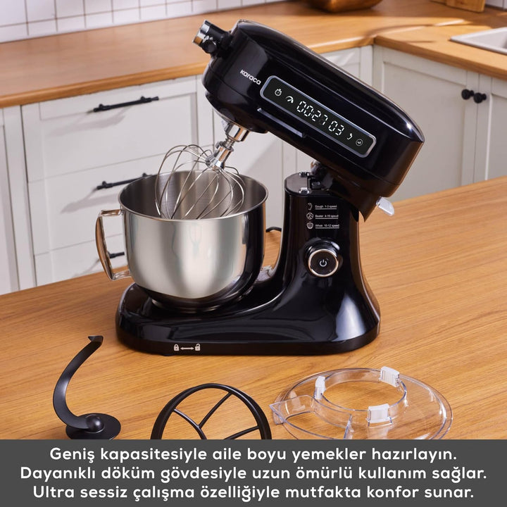 Karaca Pro Artisan Timer Küchenchef Black 1600W 5 Liter