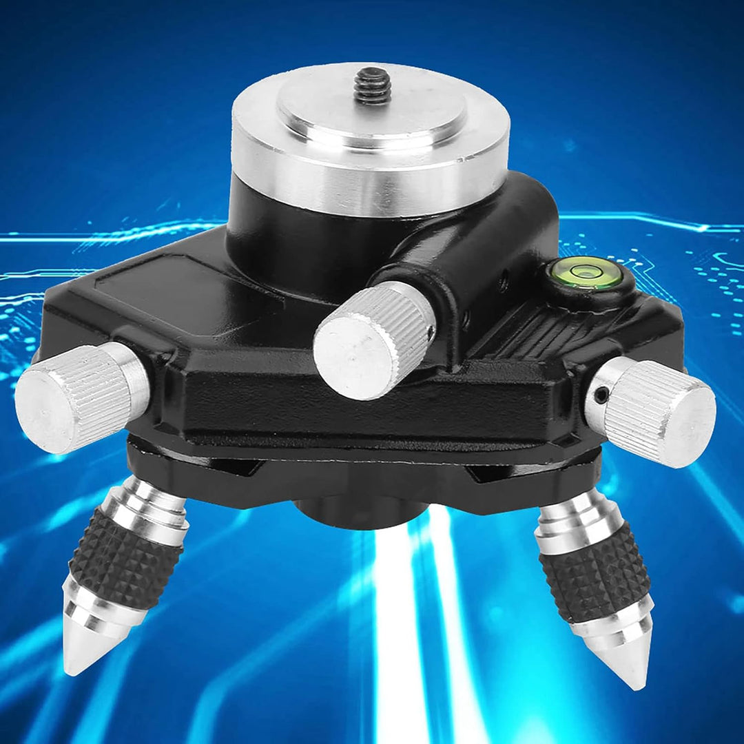 Oumefar 360 ° Laser Level Stand 360 Grad Standard Stativhalterung aus Aluminiumlegierung mit 1/4"Gew