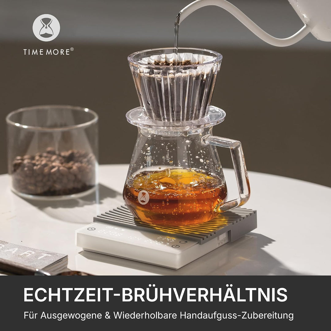 TIMEMORE Black Mirror Basic 3 Kaffeewaage Für Pour-Over & Espresso, Mit Timer, 0,1g Hochpräzise Digi