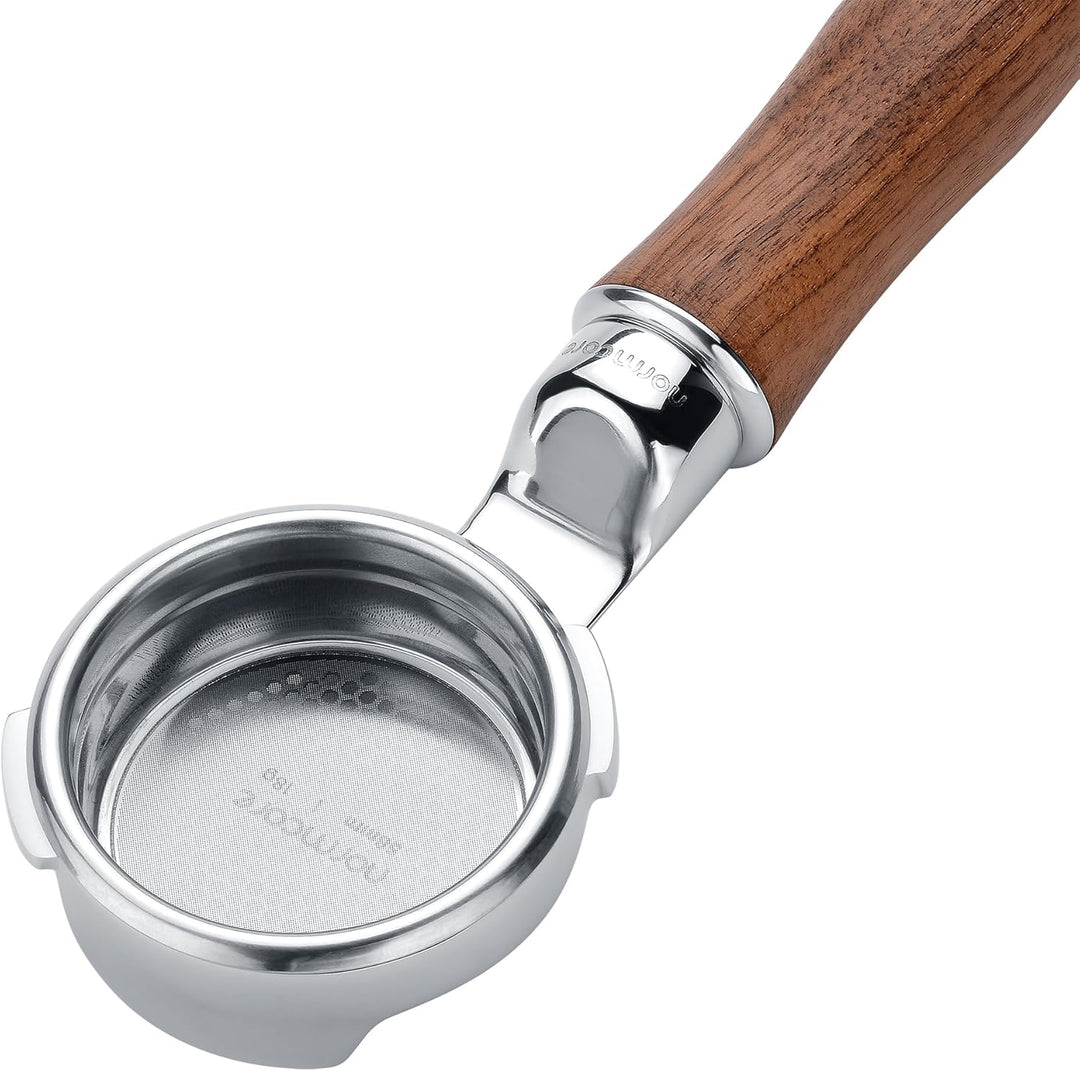 Normcore 58 mm schlanker, nackter Siebträger mit 18 g Präzisions-Hochextraktionskorb, echter amerika