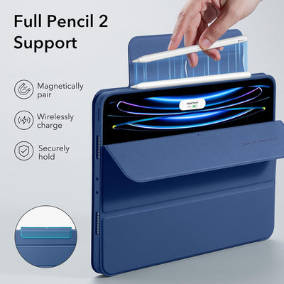 ESR für iPad Pro 11 Hülle Hybrid, iPad 11 Pro Hülle (2022/2021) mit Pencil Halter, Abnehmbare Magnet