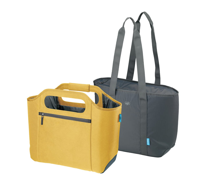 alfi ISO BAG 2in1 23 Liter, misted yellow, Thermo-Kühltasche aus Polyester mit extra Tragetasche, is