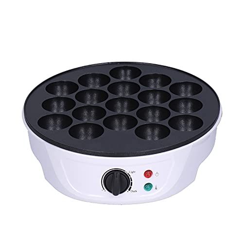 Wakects Elektrische Takoyaki-Maschine 18 Löcher 750 W Non-Stick Küchen Elektrische Maschine zweiseit