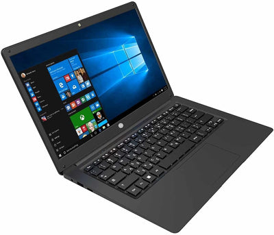 TECHBITE ZIN BIS 14.1 HD Notebook, Laptop Windows 10 Pro Computer, 14.1 Zoll, Intel Celeron N3450 Qu