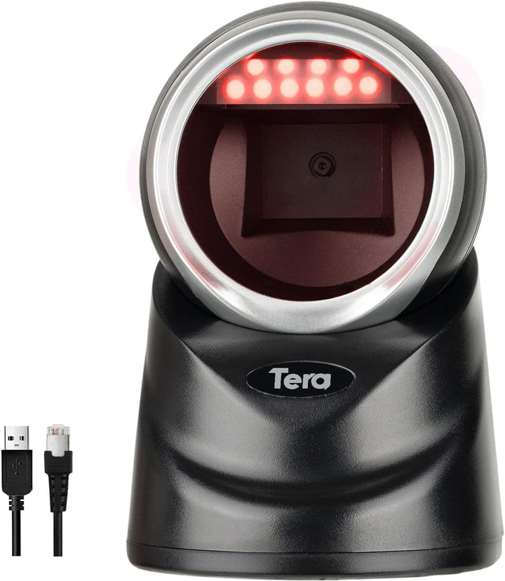 Tera Pro Extreme Leistung 1MP-Kamera Barcodescanner & Pro 2D QR Desktop Barcode Scanner Omnidirektio