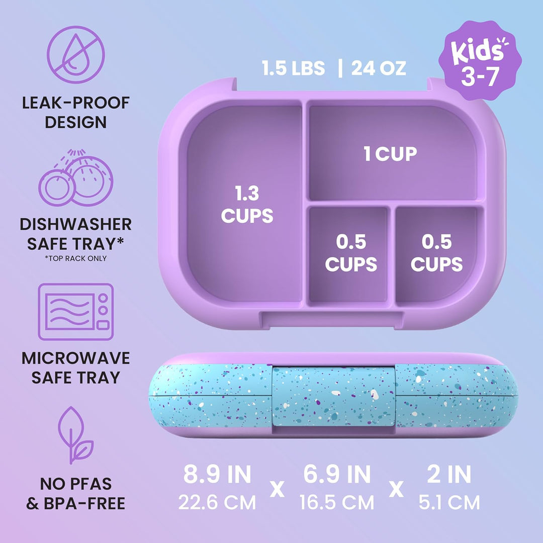 Bentgo Kids Chill Auslaufsichere Lunchbox - Inklusive wiederverwendbarem Eisbeutel hält Lebensmittel