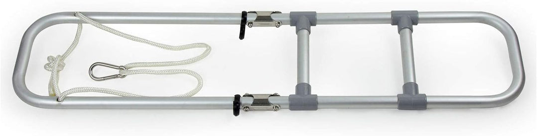 Badeleiter Aluminium für Schlauchboot klappbar 2 Stufen 240x900cm 3 Stufen, 3 Stufen
