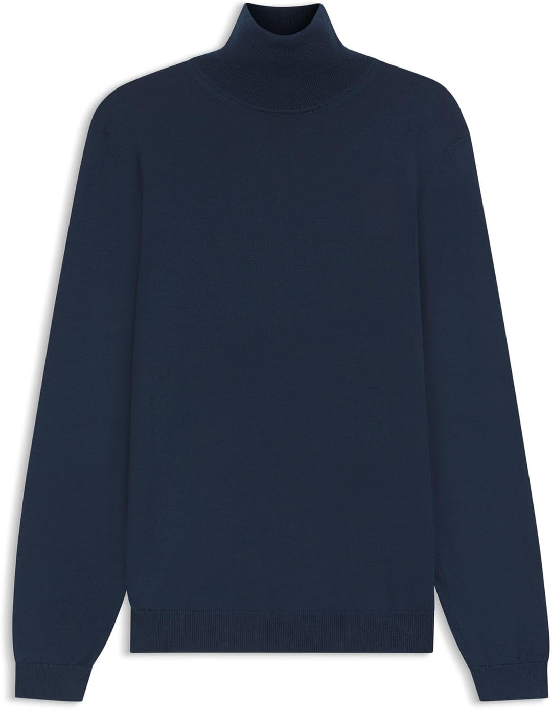 BOSS Herren Musso-P Regular-Fit Rollkragenpullover aus Merinowolle S Blau473, S Blau473