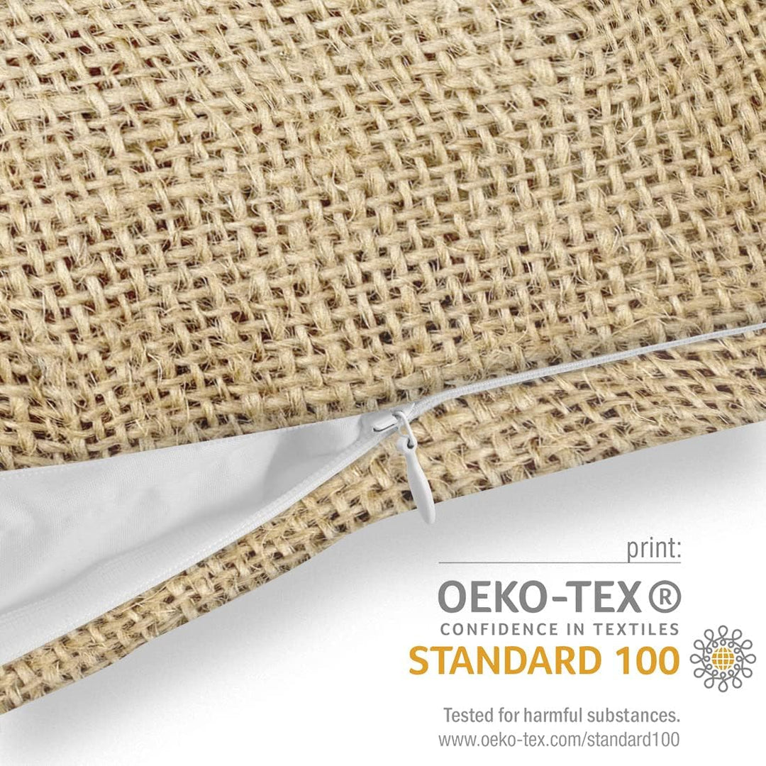 VOID Burlap Textur Kissenbezug Kissenhülle Sofakissen Kissen Deko Outdoor-Kissen Dekokissen, Kissen