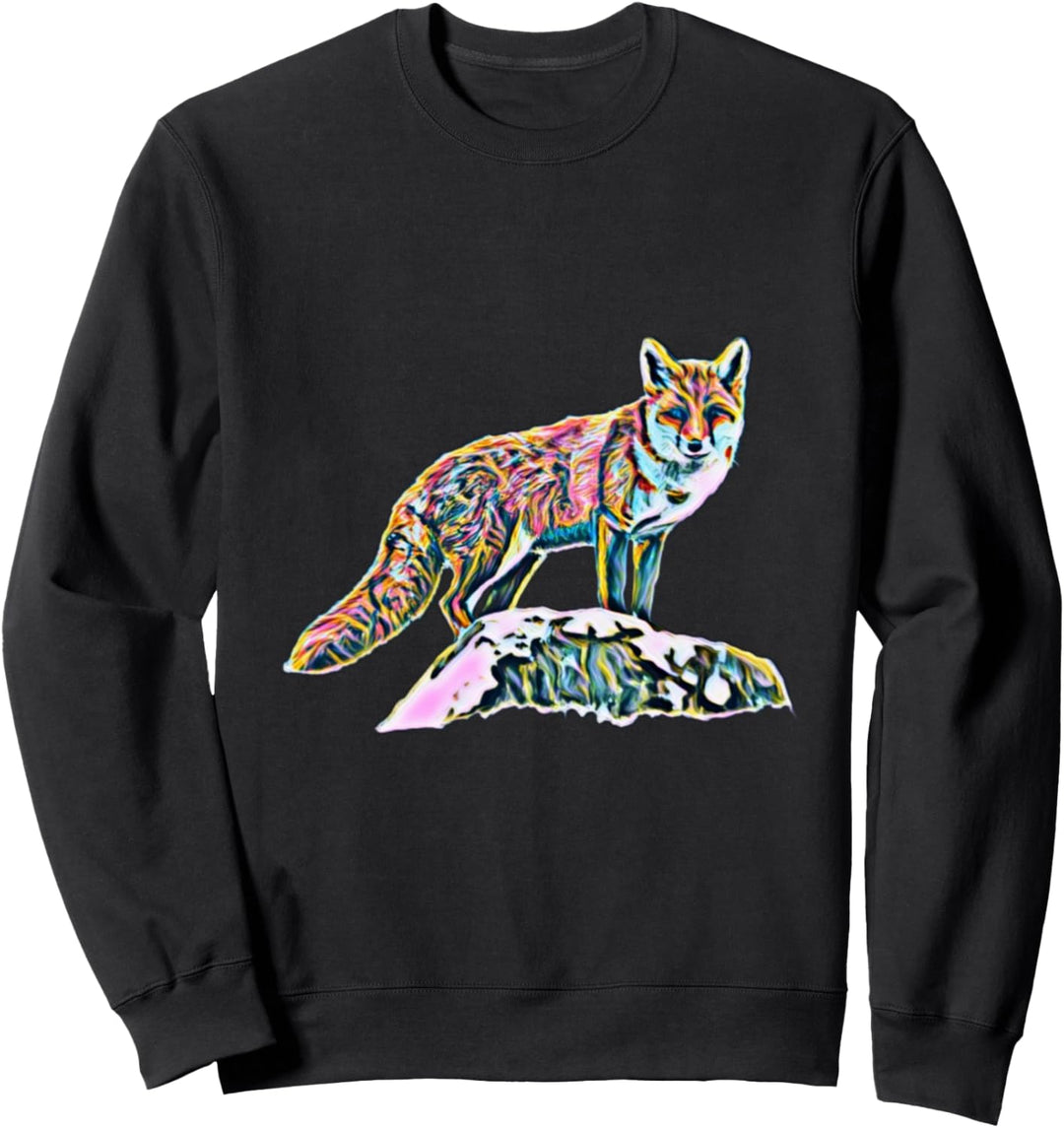 Fuchs schlaue Füchse Tiere Wald schlauer Fuchs Design Sweatshirt
