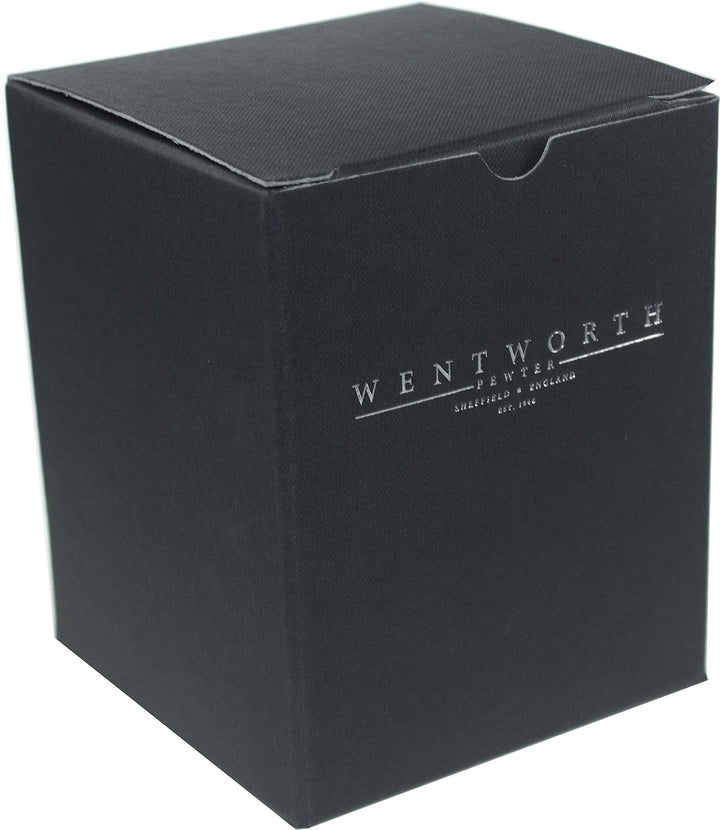 Bierkrug aus Zinn, gravierbar, in Box, Wentworth Zinn, Geschenk für Hochzeit, Geburtstag, Ruhestand,