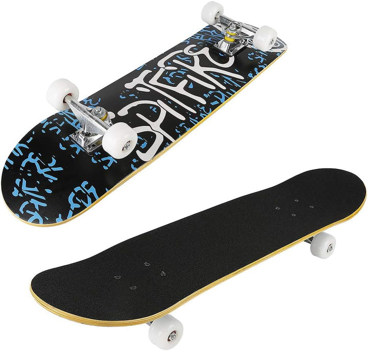 Willonin Skateboard Komplettboard mit ABEC-7 Kugellager 9-lagigem Ahornholz für Kinder Jungendliche