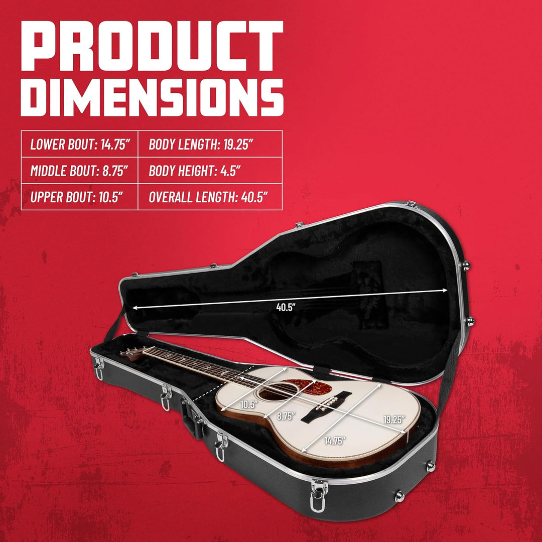 GATOR CASES ABS Deluxe case for Parlor Guitar