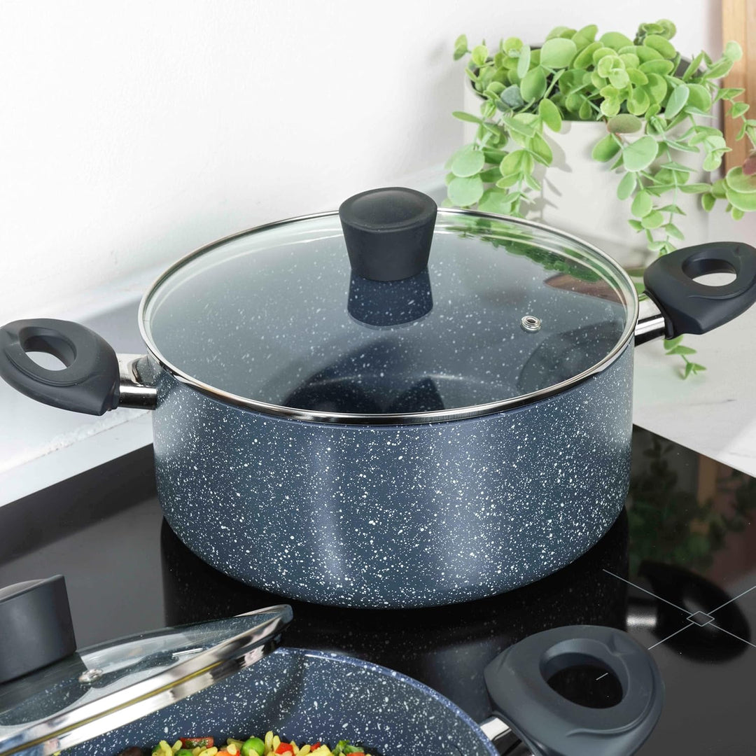 Russell Hobbs RH00848EU Nightfall Stone kochtopf, BPA-Frei, 2.5L Ungefähre Füllmenge antihaftbeschic