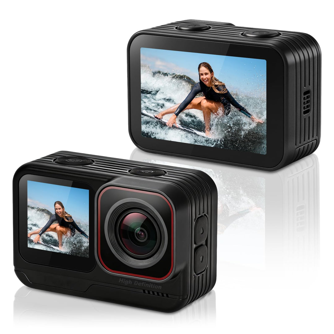 AIKER Action Cam 4k,Pro-Version Action Kamera Mit 5k/30FPS,48MP, Ultra Stabil EIS Bildstabilisierung