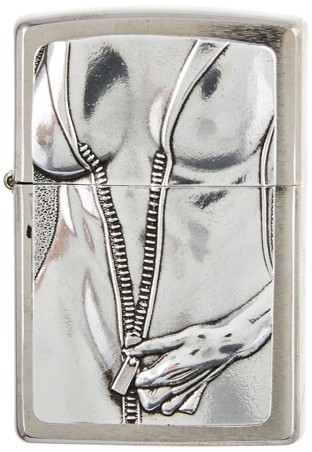 Zippo 2004667 Zipper Girl Feuerzeug, Messing, Edelstahl, 1 x 3,5 x 5,5 cm 2004667 1 x 3,5 x 5,5 cm,