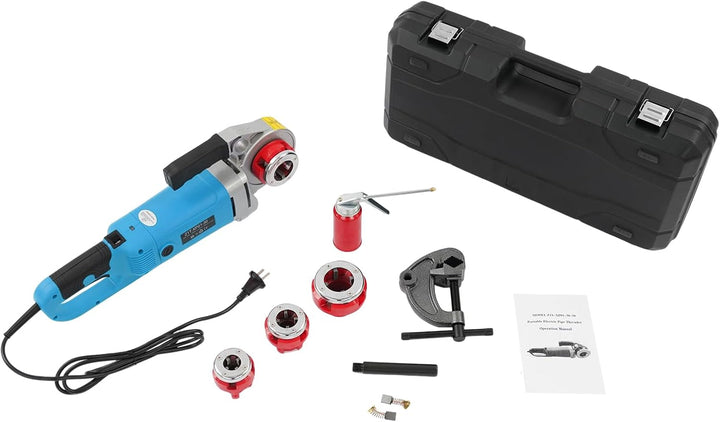 Tragbare Gewindeschneidmaschine, Elektrischer Rohrgewindeschneider Elektrisches Rohrgewinde-Kit Mit