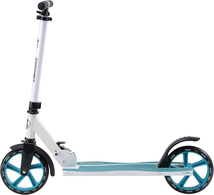 STAR SCOOTER Aluminium Kick Scooter Kinder Tret Roller für Jungen und Mädchen ab 7 Jahre | Big 205mm