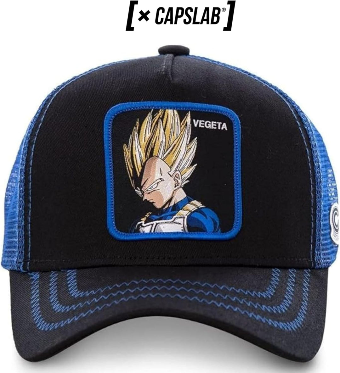 Capslab Vegeta - Trucker Cap - Dragon Ball Z - Black/Blue - One-Size