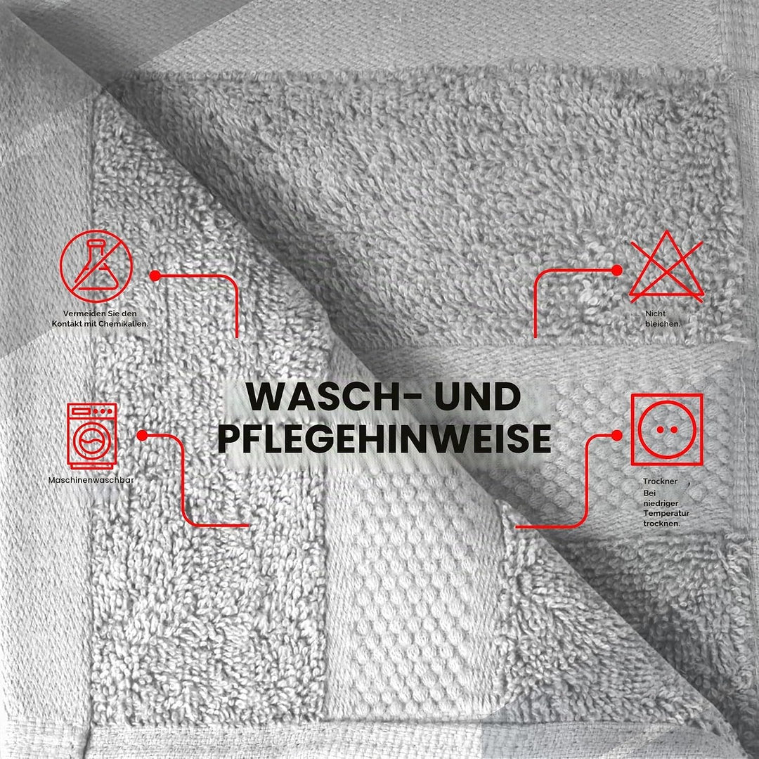 Infinitee Xclusives Premium Handtücher aus 100 % Baumwolle, 40,6 x 71,1 cm, Hotel- und Spa-Qualität,