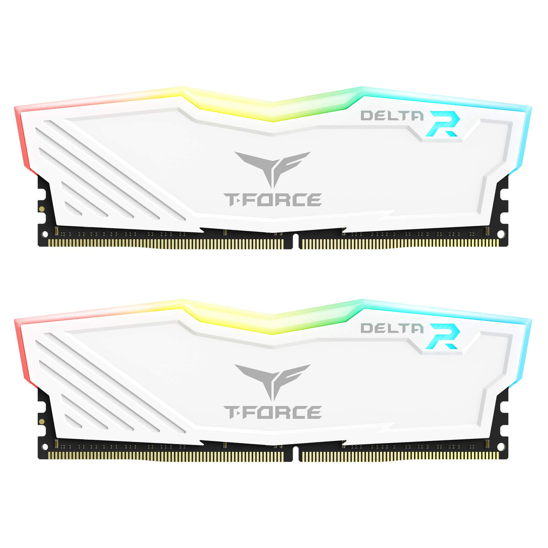 TEAMGROUP TF4D416G3200HC16CDC01 Team, Delta RGB Dual Channel (weiss), One Size One size Delta RGB Du