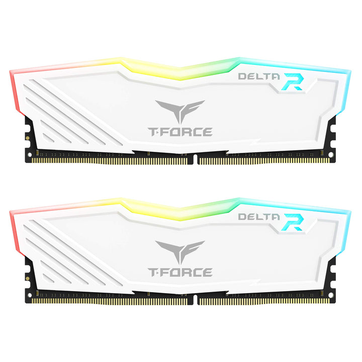 TEAMGROUP TF4D416G3200HC16CDC01 Team, Delta RGB Dual Channel (weiss), One Size One size Delta RGB Du