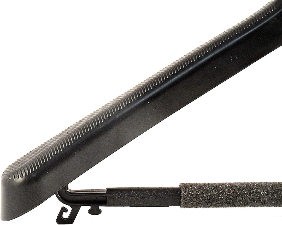 Anzug und Kostümbügel, Kleiderbügel mit Steg und Schaum, 48cm, schwarz, Neu, 50 Stück